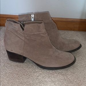 Taupe booties
